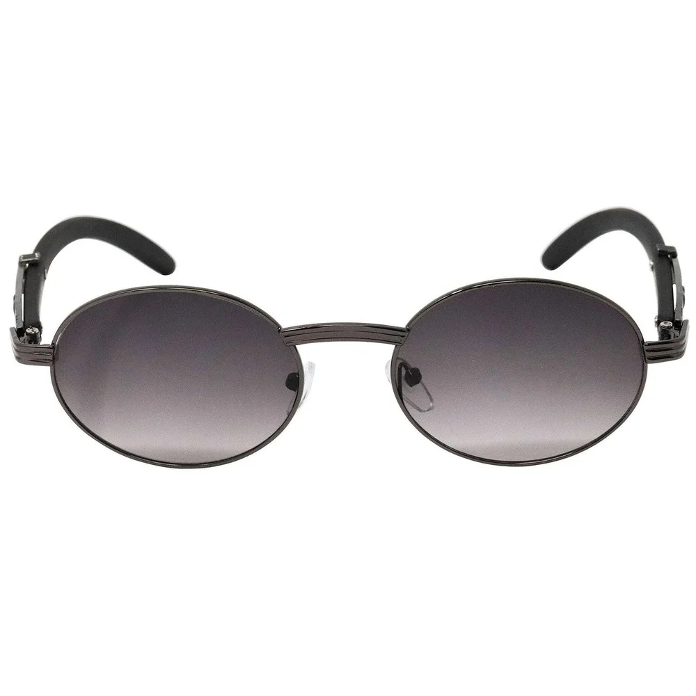 Fashion Men Sunglasses Small Black Frame Rapper Shades Elegant Classic Retro New